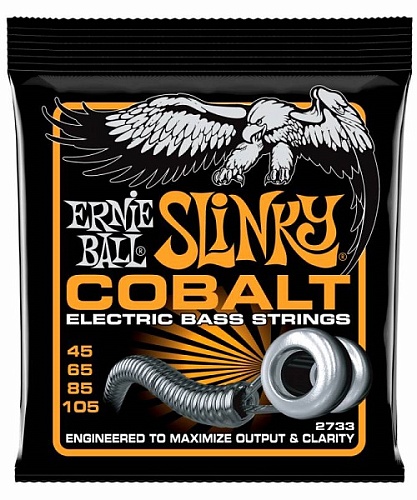 Ernie Ball 2733    - Cobalt Bass Hybrid Slinky (45-65-85-105)