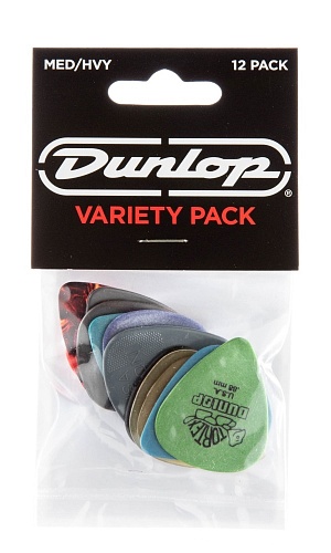 Dunlop PVP102   Guitar MED/HVY Pick Variety Pack 12 , /