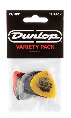 Dunlop PVP101   Guitar LT/MED Pick Variety Pack 12 , /