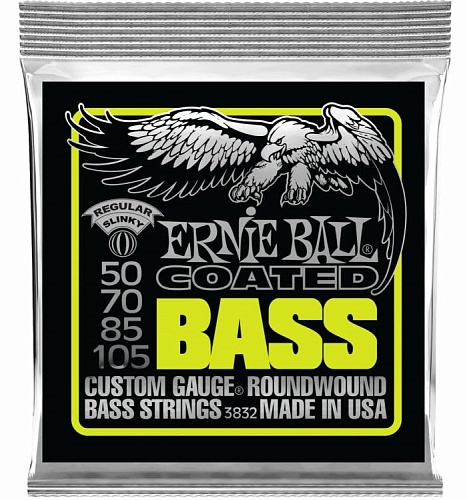 Ernie Ball 3832  Coated Bass Regular Slinky  -  (50-70-85-105)