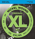 :D'Addario EXL165 XL NICKEL WOUND    -, 45-105